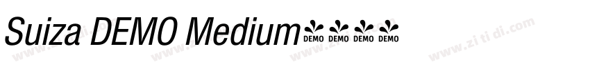 Suiza DEMO Medium字体转换